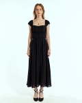 SIXDO Woven Flared Dress for Women